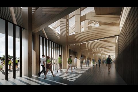 Concourse at the proposed Forest Green Rovers stadium